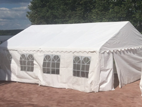 шатер для кафе ромис с окнами белый в Магнитогорске