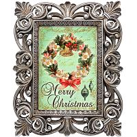 репродукция старинной рождественской гравюры праздничный венок в Магнитогорске