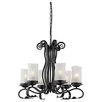 подвесная люстра arte lamp scroll a7915lm-6bk в Магнитогорске