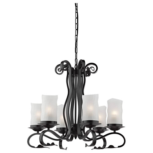 подвесная люстра arte lamp scroll a7915lm-6bk в Магнитогорске