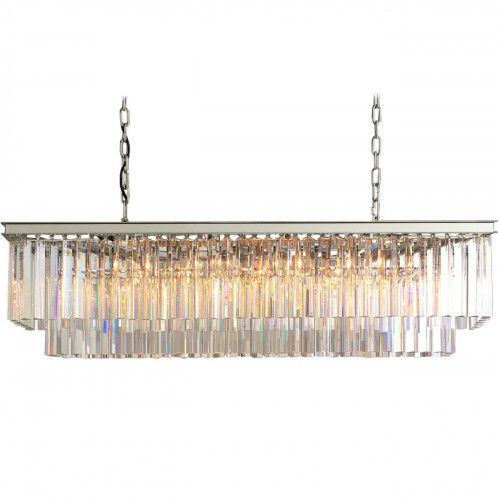 люстра odeon l80 silver&glass серая, прозрачная в Магнитогорске