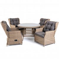 обеденная группа лацио на 4 персоны серая в Магнитогорске