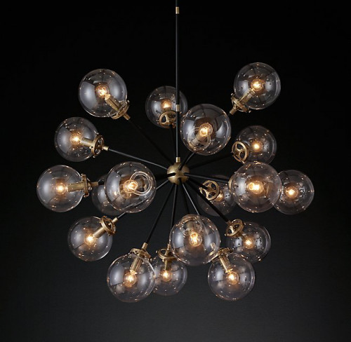 люстра bistro glob 18 черная, бронза в Магнитогорске