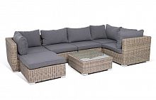 модуль лунго прямой на 6 персон серый в Магнитогорске