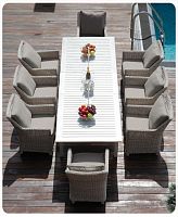 комплект мебели тоскана обеденная группа из ротанга на 8 персон в Магнитогорске