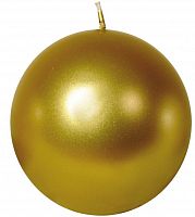 свеча-шар золотая, 8 см в Магнитогорске