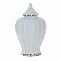 ваза abby с крышкой белого цвета в Магнитогорске