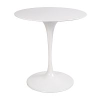 стол eero saarinen style tulip table top mdf d70 глянцевый белый в Магнитогорске