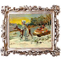 картина «с новым годом!» в раме «амели силвер», версия 6 в Магнитогорске