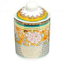 банка для хранения с крышкой с желтым рисунком 180 мл в Магнитогорске