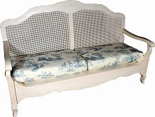 французкая лавочка mobilier de maison сине-белая в Магнитогорске