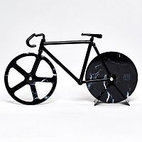 нож для пиццы из нержавеющей стали the fixie, черный мрамор в Магнитогорске