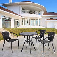 комплект мебели из искуственного ротанга tini коричневый на 3 персоны в Магнитогорске