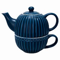 чайник с чашкой alice dark blue в Магнитогорске