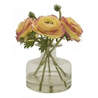 композиция из искусственных цветов в вазе лютики в Магнитогорске