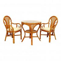 комплект обеденный lamokko-2 на 2персоны коричневый в Магнитогорске