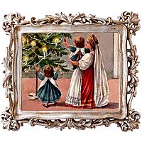 картина «с новым годом!» в раме «амели силвер», версия 20 в Магнитогорске