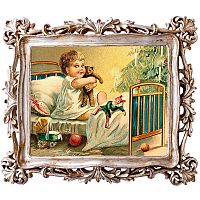 картина «с новым годом!» в раме «амели силвер», версия 9 в Магнитогорске