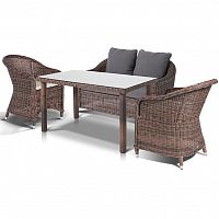 обеденная группа кон панна на 4 персоны серый в Магнитогорске