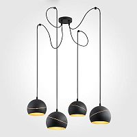 подвесная люстра tk lighting 2221 yoda black orbit в Магнитогорске