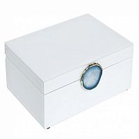 шкатулка для украшений белая 28x10x20 см в Магнитогорске