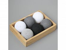 тайская гирлянда thai бело-серо-черная, питание от сети в Магнитогорске