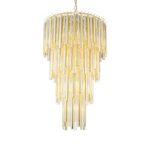 люстра gigi 13 gold от delight collection прозрачная/золото в Магнитогорске