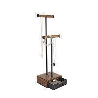 органайзер для украшений pillar высокий чёрный-орех в Магнитогорске