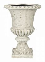 вазон из искусственного камня классический 93 см тулон молочный с патиной в Магнитогорске