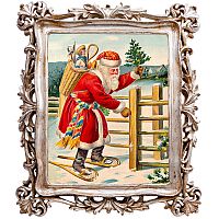 картина «с новым годом!» в раме «амели силвер», версия 13 в Магнитогорске