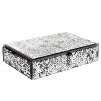 шкатулка для украшений кобра серая 23x15x5 см в Магнитогорске