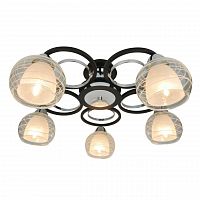 потолочная люстра arte lamp ginevra a1604pl-5bk в Магнитогорске