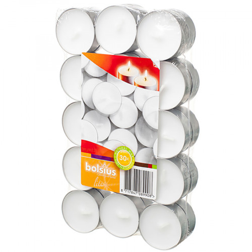 свеча белая чайная, 30 штук в Магнитогорске