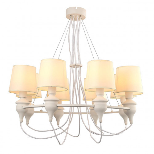подвесная люстра arte lamp sergio a3326lm-8wh в Магнитогорске