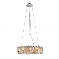 подвесная люстра crystal lux lirica sp10 d610 chrome в Магнитогорске