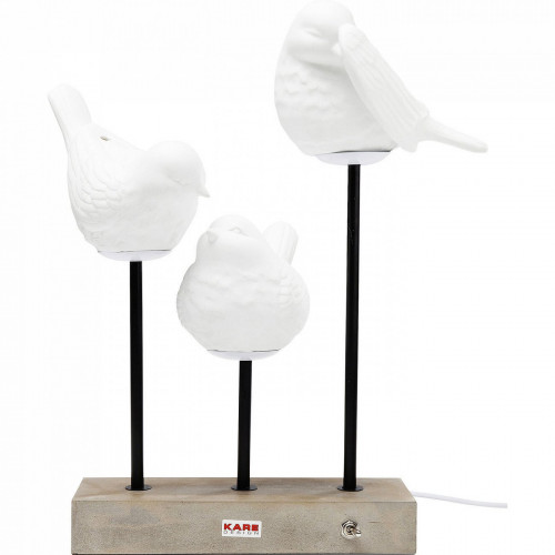 лампа настольная birds белая в Магнитогорске