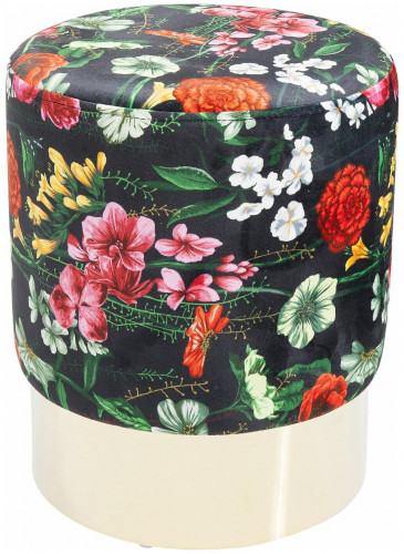 kare design пуф flores, коллекция "флорес" 35*42*35, полиэстер, дсп, сталь, мультиколор в Магнитогорске