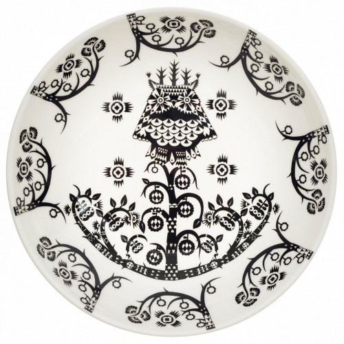 тарелка глубокая taika черно-белая в Магнитогорске