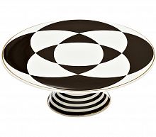 подставка для торта 28см черно-белая в Магнитогорске