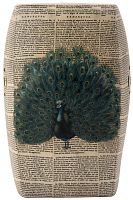 керамический столик-табурет garden stool с павлином в Магнитогорске