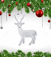 фигурка светодиодная «олень-1» 93x63см (11036) uld-m6393-200/sta в Магнитогорске