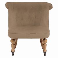 кресло amelie french country chair светло-коричневое в Магнитогорске