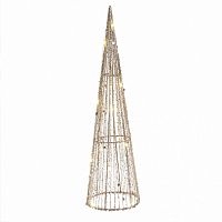 декор новогодний для дома настольный с led елка конус, 50 см в Магнитогорске