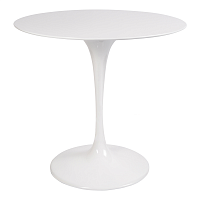 стол eero saarinen style tulip table top mdf d80 глянцевый белый в Магнитогорске