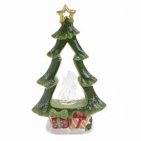 декор настольный новогодний с led елка зеленая в Магнитогорске
