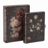 коробки-чемоданы, набор 2 шт. мультиколор в Магнитогорске