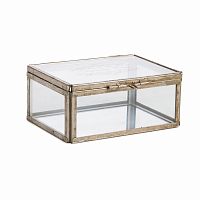 стеклянная шкатулка (коробка) для ювелирных украшений june маленькая в Магнитогорске