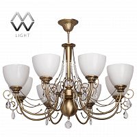 подвесная люстра mw-light фелиция 347016608 белая в Магнитогорске