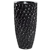 кашпо жемчужно-черное roller 33х33х69 в Магнитогорске