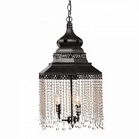 люстра подвесная черная с хрустальными подвесками chandelier в Магнитогорске